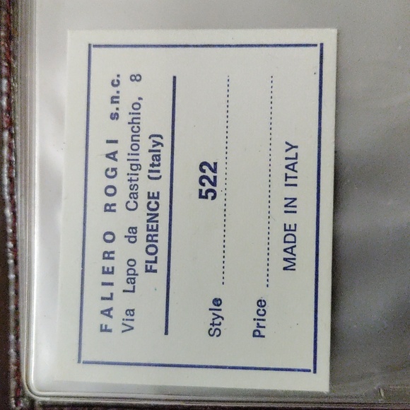 FIOCCHI Italy Bi-Fold Crocodile Wallet - Picture 4 of 7